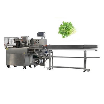 Macchina imballatrice di verdure orizzontale della frutta fresca del film plastico